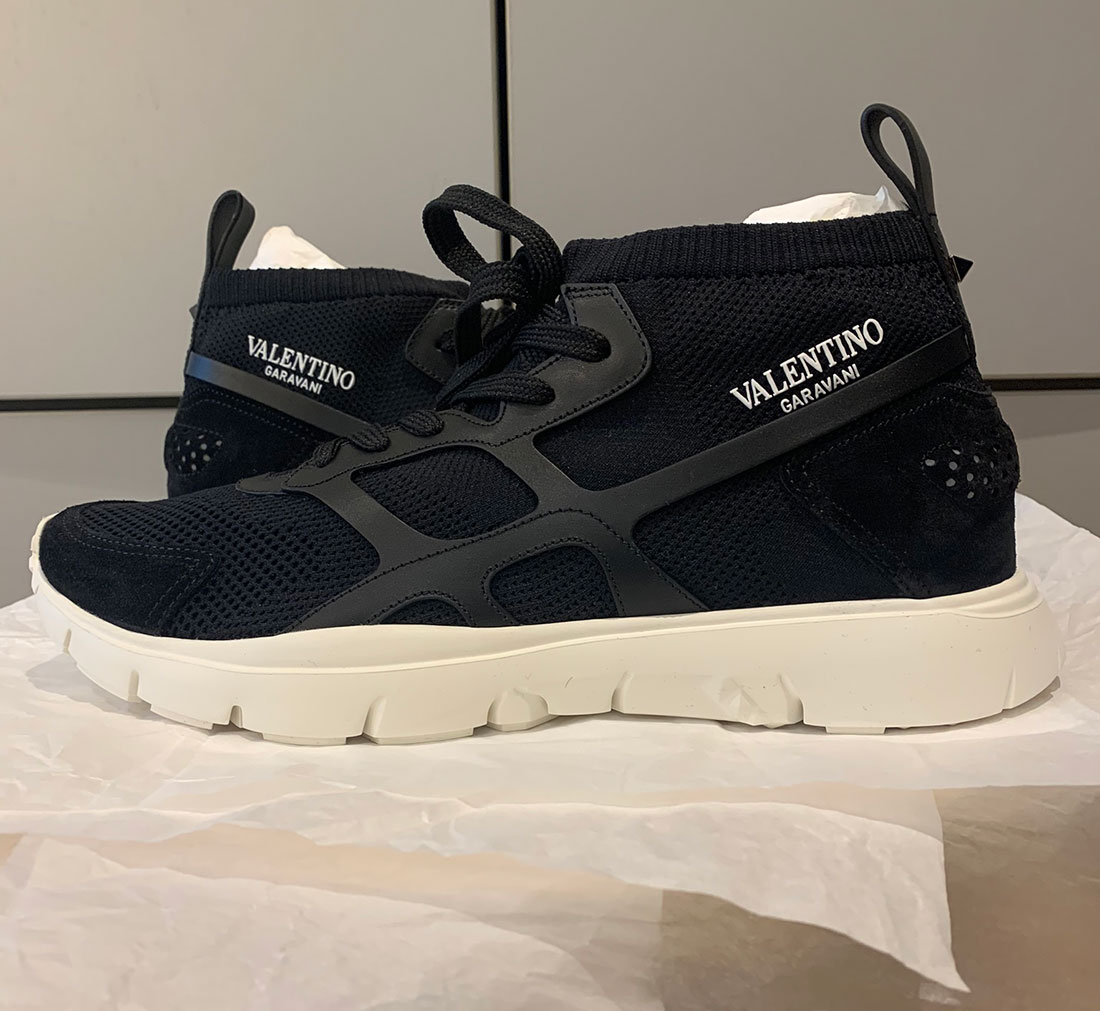 Valentino Garavani High Black Trainers