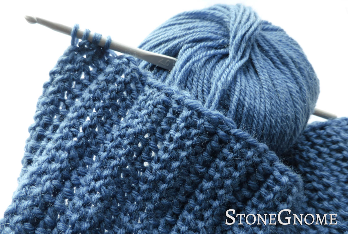 A Springy New Crochet Ribbing - StoneGnome