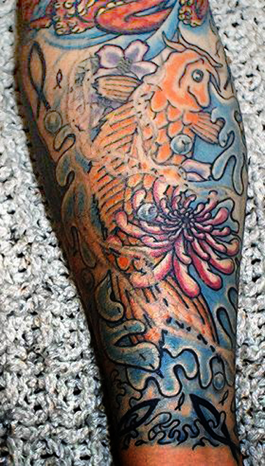 japanese koi fish tattoo designs full body