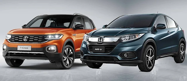 Honda HR-V 2019 x Volkswagen T-Cross