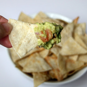 Guacamole and Tortilla Chips by SweeterThanSweets