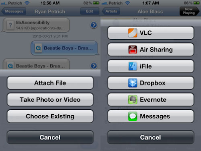 SendAny and ReceiveAny Cydia Tweaks