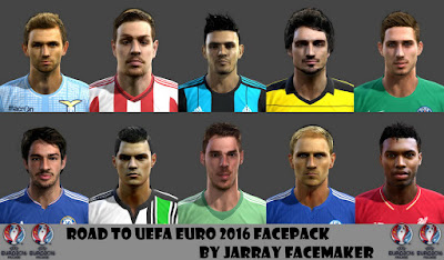 ROAD TO UEFA EURO 2016 Facepack By Jarray Facemaker