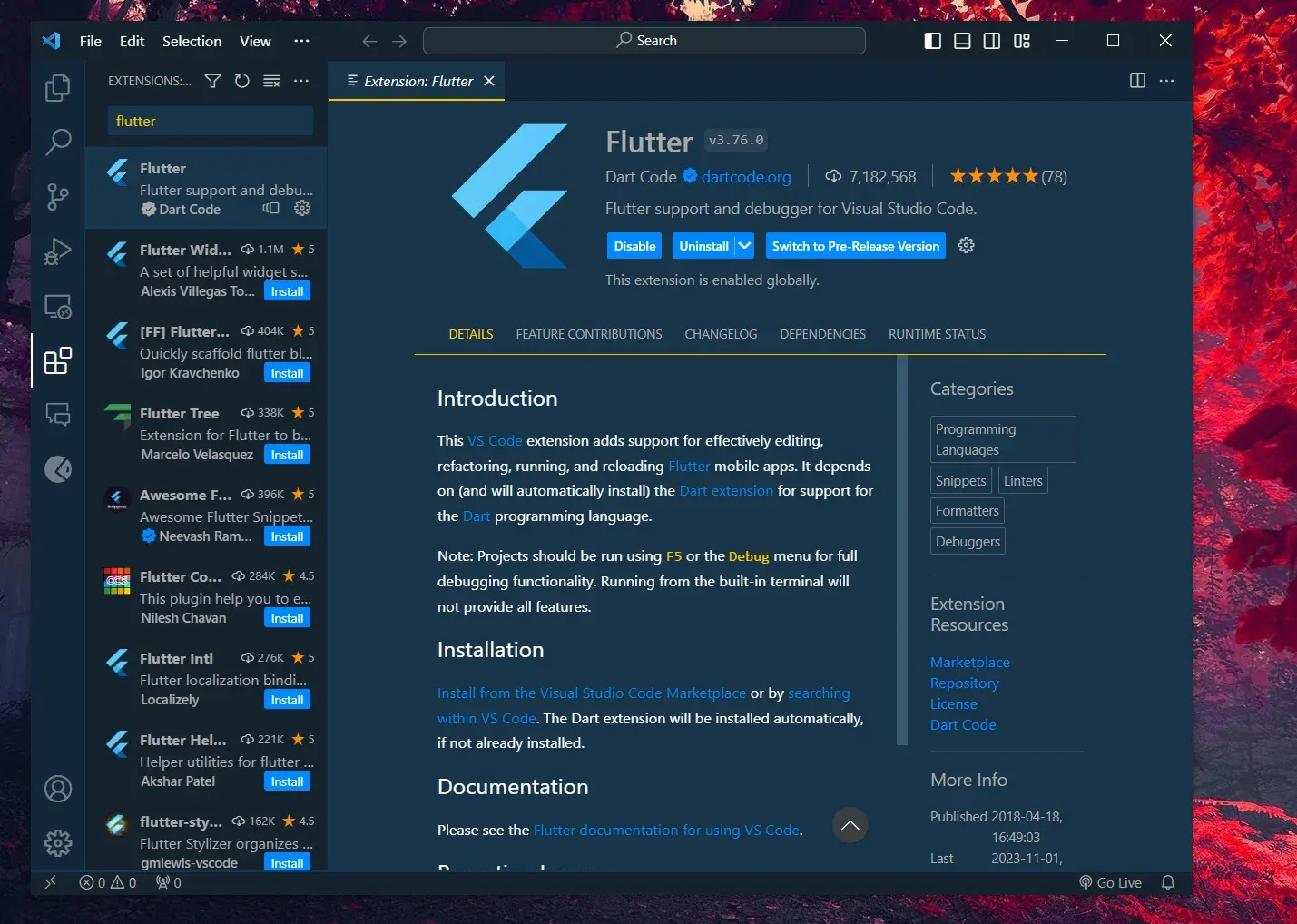 خطوة بخطوة لتهيئة مشروع Flutter وتشغيله على أندرويد ستوديو و VsCode