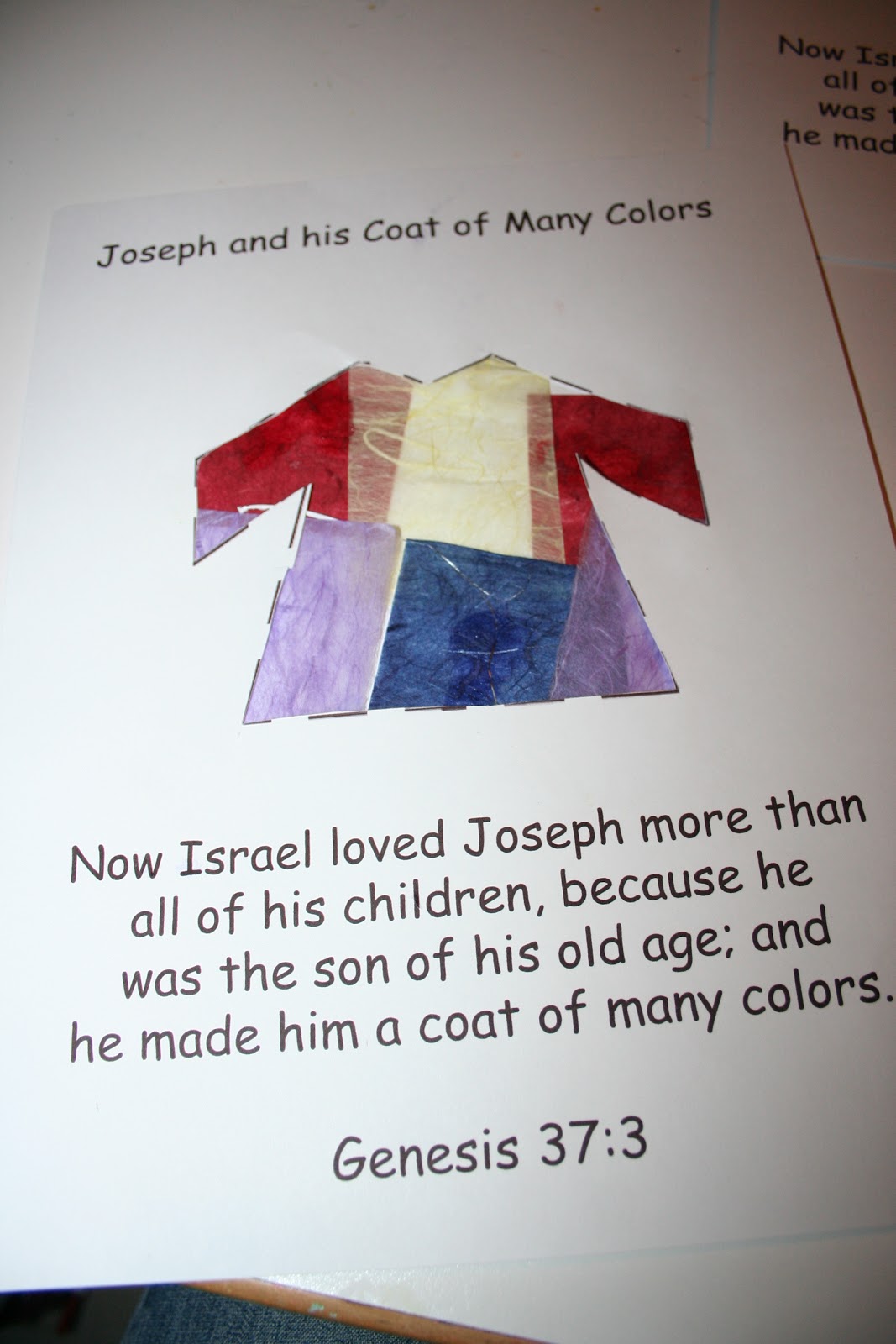Our Country Road Bible Activity Book Joseph And The Coat Of Many Colors