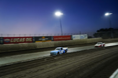 Dean Thompson, driver of the No. 40 Worldwide Express Chevrolet.