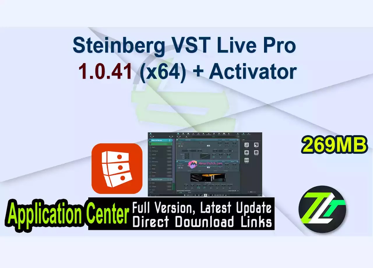 Steinberg VST Live Pro 1.0.41 (x64) + Activator