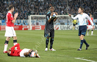 Olympique de Marseille, Manchester United, Manchester United players, Marseille players, Nani, Berbatov, Rooney