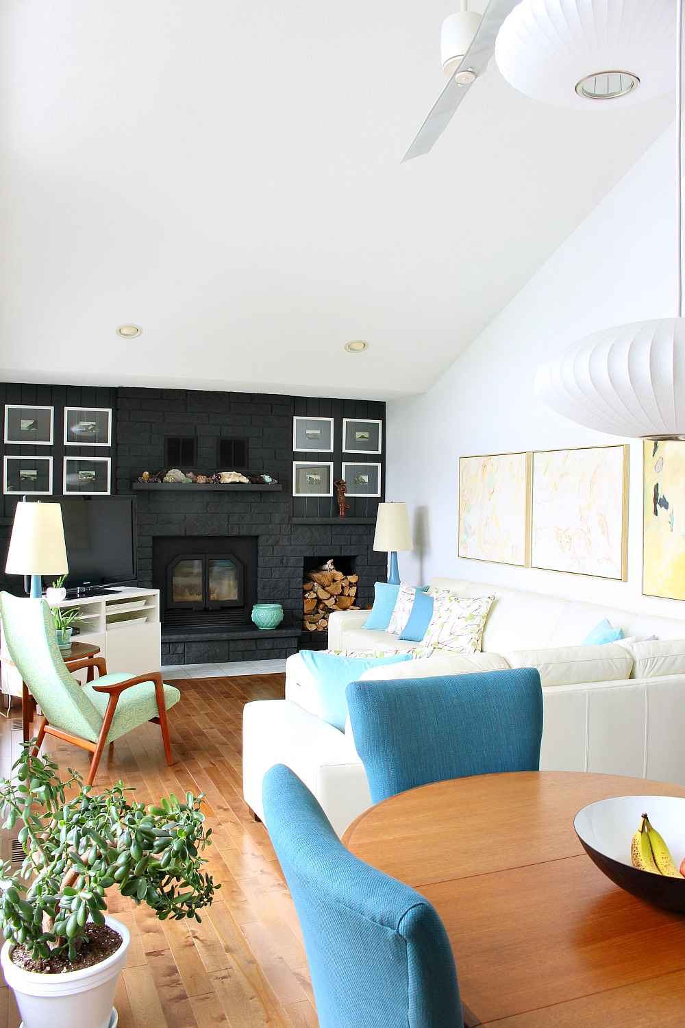 Rearranging The Living Room With Our Modern White Leather