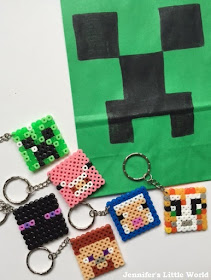 Minecraft party bag fillers