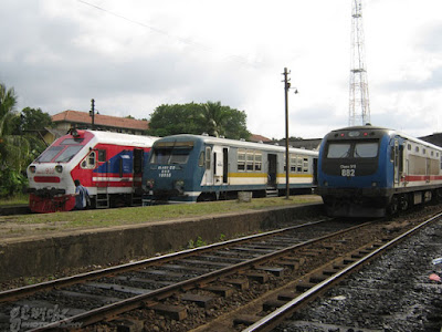 Types of diesel locomotives used in Sri Lanka