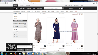 baju muslim pesta