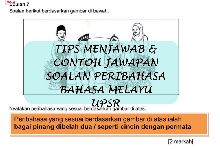 BAHAN UPSR 2016: TIPS MENJAWAB  CONTOH JAWAPAN SOALAN 