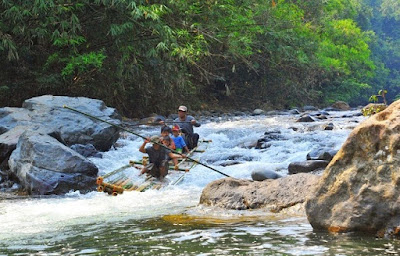 Enjoy the natural charm of the village of Nanai, Balangan regency, South Kalimantan.