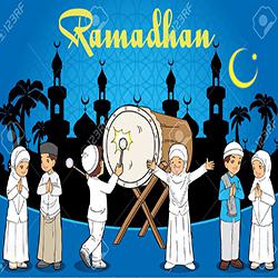 Wallpaper DP BBM Gambar Ucapan Selamat Bulan Ramadhan Lucu 