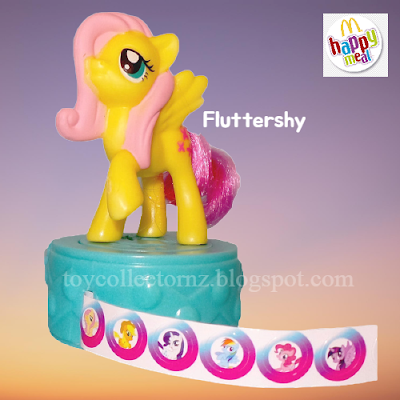 McDonalds My Little Pony Happy Meal Toys 2017 Australia and New Zealand Fluttershy toy