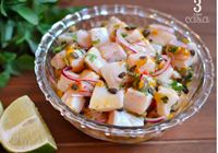 ceviche robalo maracujá