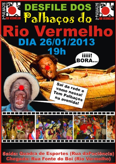 Camisa para o desfile dos Palhaços do Rio Vermelho já está à venda