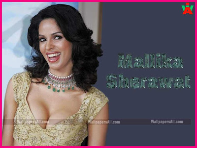 Sexy Wallaper on Bollywood Actress Mallika Sherawat Sexy Wallpapers