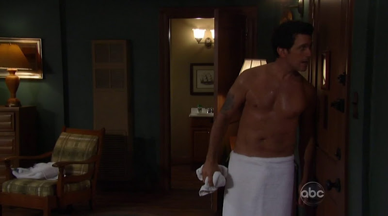 Ronnie Marmo Shirtless in General Hospital 20120503