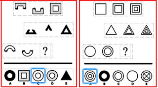Iq Τεστ νοημοσύνης με σχήματα.