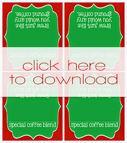 Holiday Gift Idea: Make a Special Coffee Blend {with free coffee blend bag toppers}
