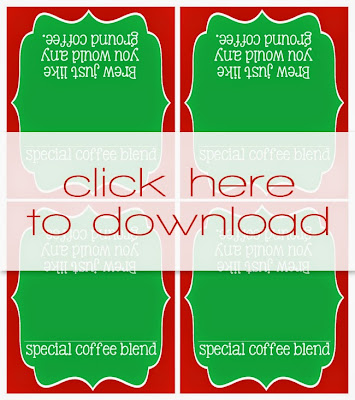 Holiday Gift Idea: Make a Special Coffee Blend {with free coffee blend bag toppers}