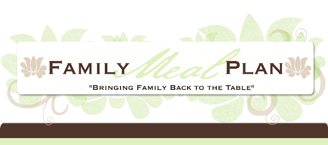 Family Meal Plan Blog Design