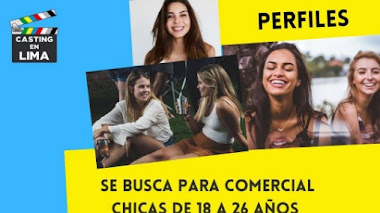 CASTING en PERÚ: Se buscan CHICAS de 14 a 26 años para COMERCIAL de gaseosa