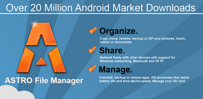 Android Apps: ASTRO File Manager Pro 3.0 Android Apk