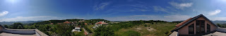 Lovely panorama from the roof terrace