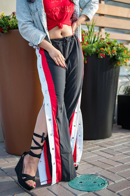 Easy ways to style slit wide pants