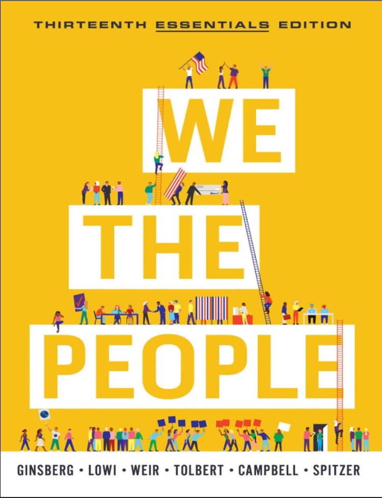 We the People: An Introduction to American Politics 13th Edition PDF  eBook