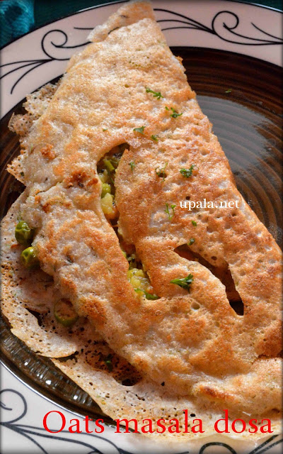 oats rava masala dosa