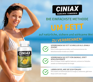 Ciniax-Diät - Nehmen Sie mit unseren Ciniax-Diätpillen das Gewicht von Ihren Schultern!