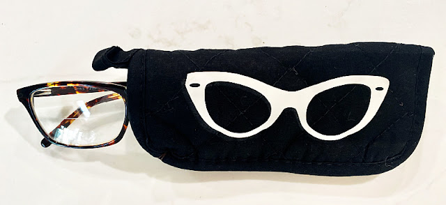 eyeglass case with glasses