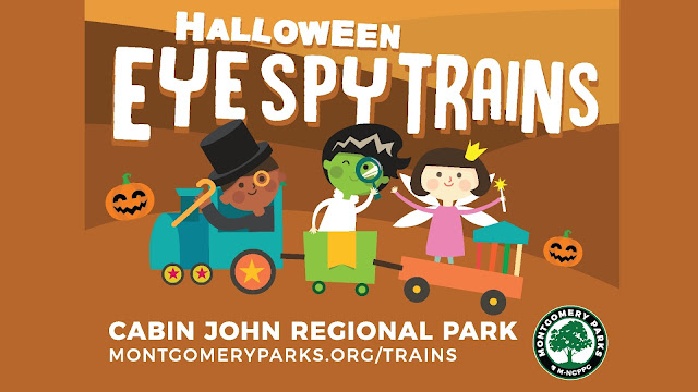 ‘Eye Spy Train Rides’ and ‘Frankenskate’ Highlight Upcoming Montgomery Parks Special Events