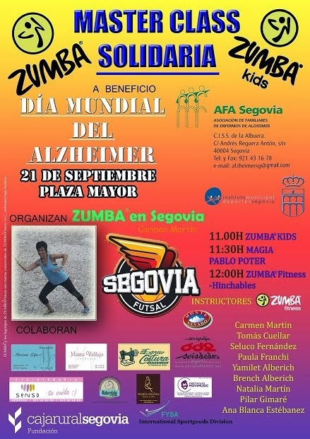 MASTER CLASS ZUMBA® SOLIDARIA A BENEFICIO DE AFA- 21 SEPTIEMBRE