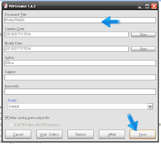 PDF Creator - Cara Cepat Membuat file PDF
