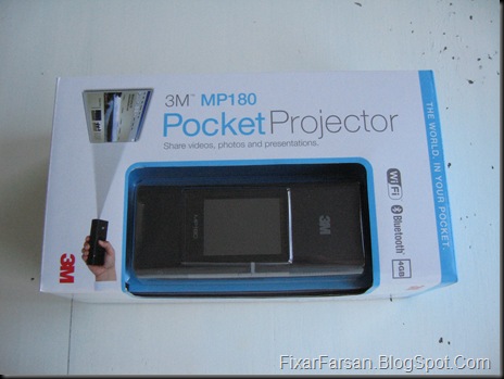 Test av 3M MP180 Miniprojektor (2)