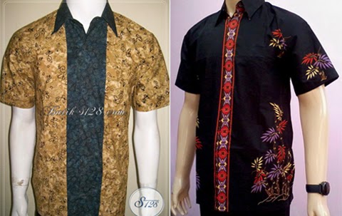 model baju batik kemeja pria