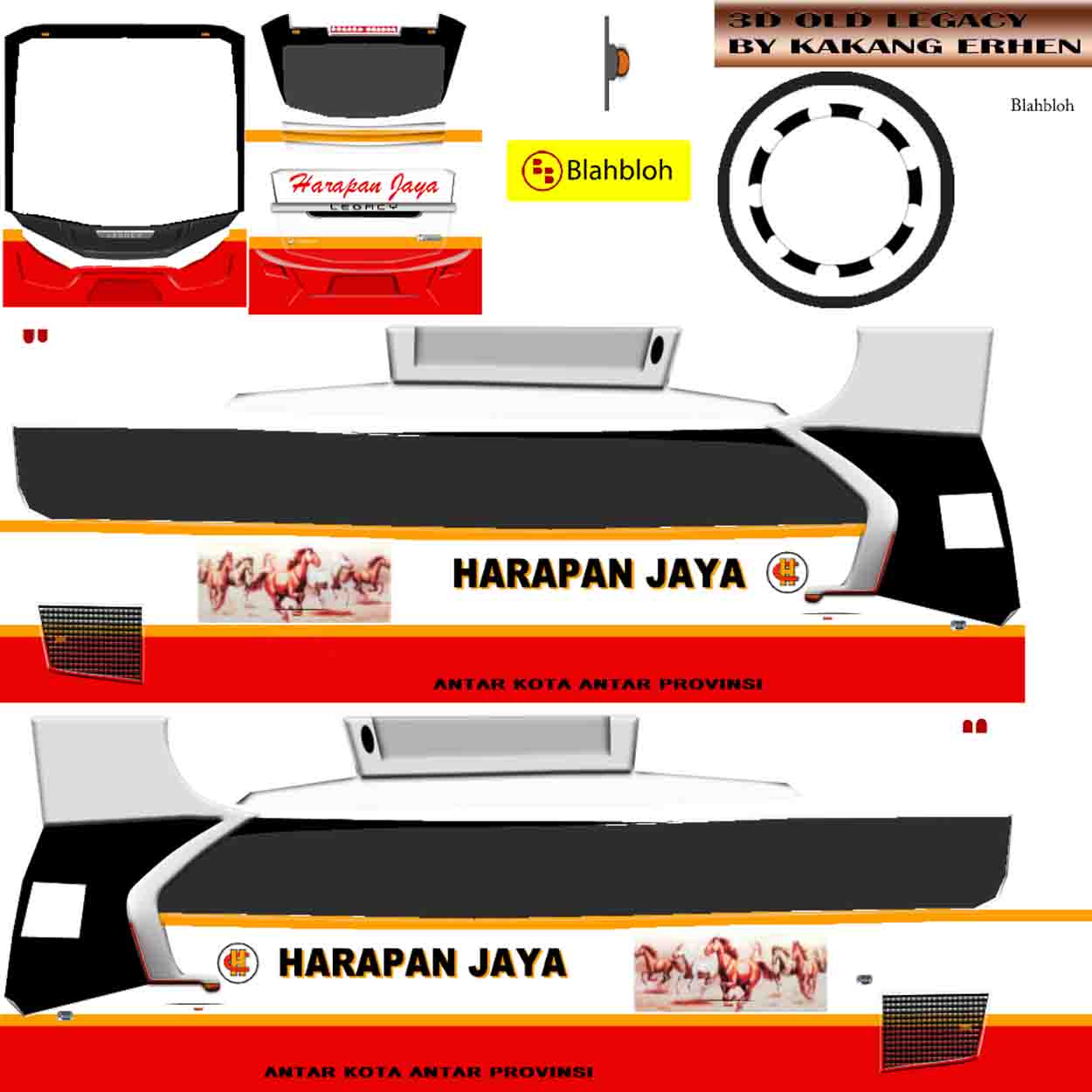 livery bussid bimasena sdd harapan jaya