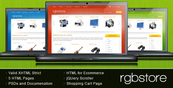 RGBStore Ecommerce - HTML Template - ThemeForest Item for Sale