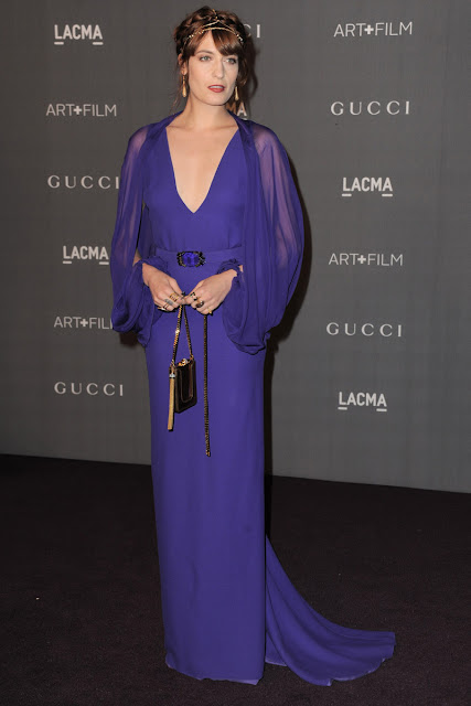 Florence Welch de morado en la LACMA Film + Art