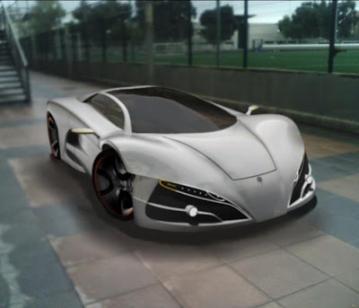 Exotic 3D Car Concept 