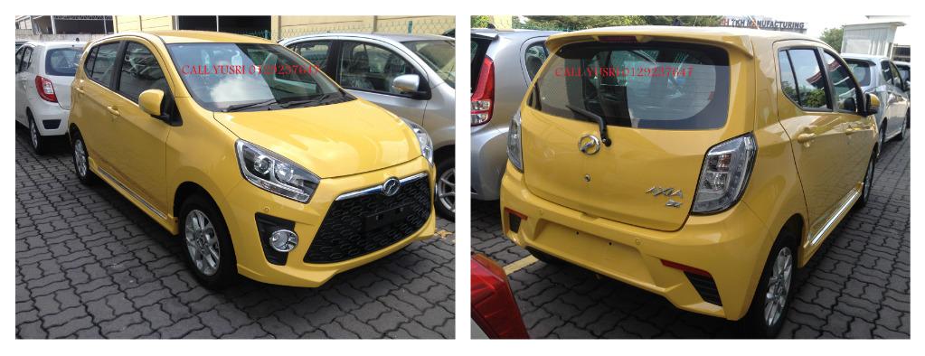 Perodua Axia,Warna pilihan,Model dan Harga terkini ~ harga 