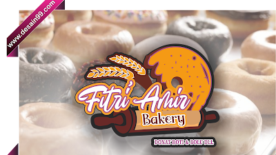 Gambar Desain Logo Fitri Amir Bakery by: desain99.com | Jasa Desain Logo Bayar Seikhlasnya