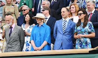 Prince Michael of Kent attends Wimbledon 2022