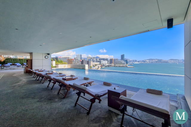 Outdoor Infinity Pool at Rosewood Hong Kong