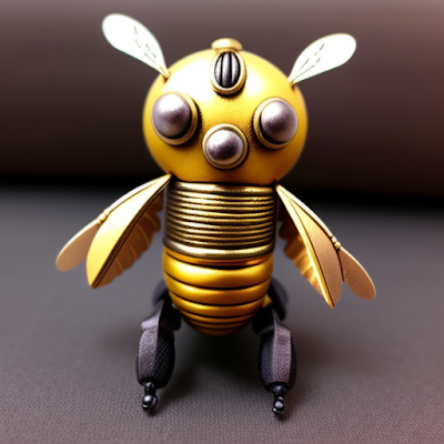 Steampunk Bee Statue Miniature 3D amazingwallpapersa blogspot com (15)
